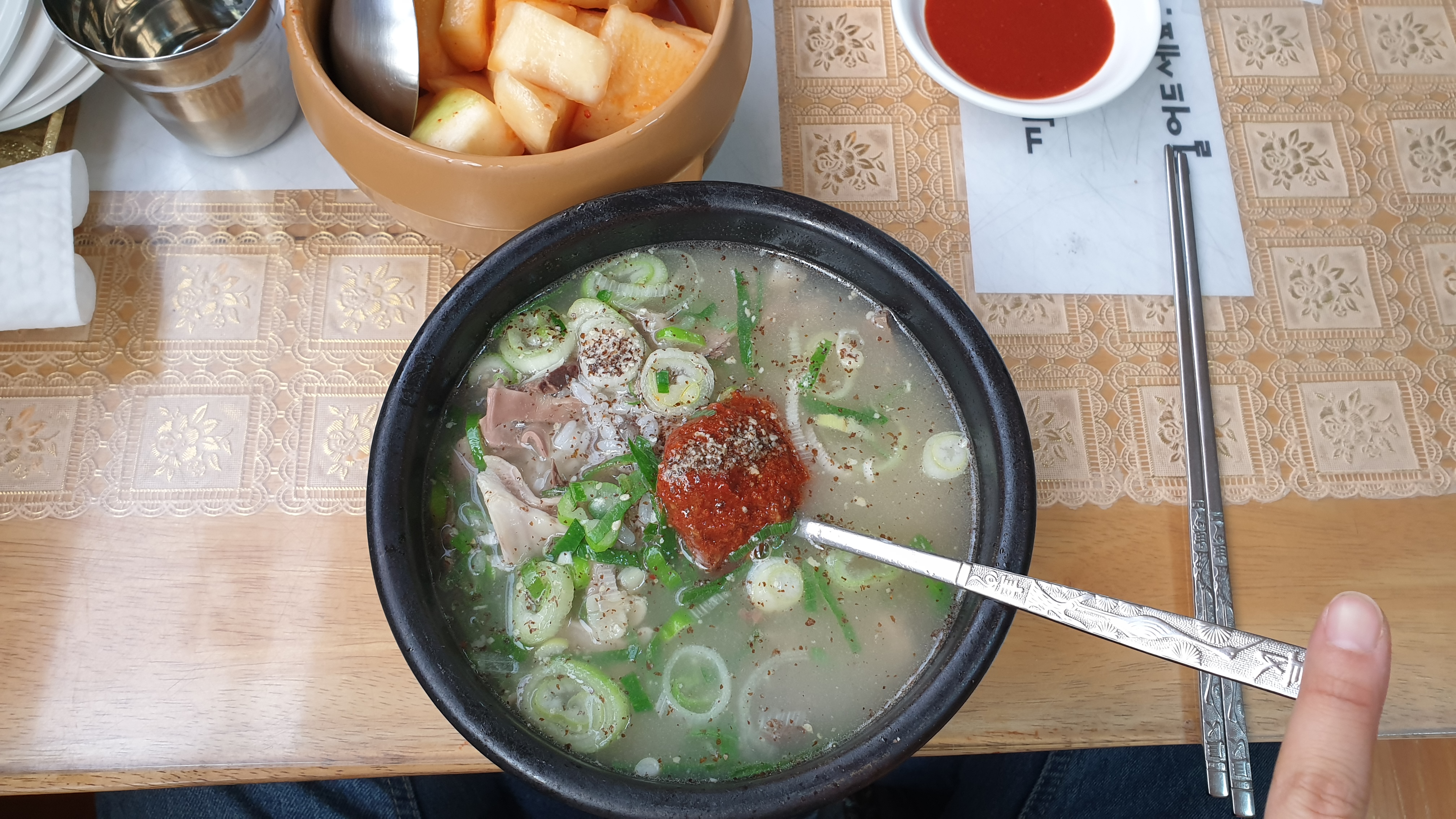 일반 국밥 기본 사진