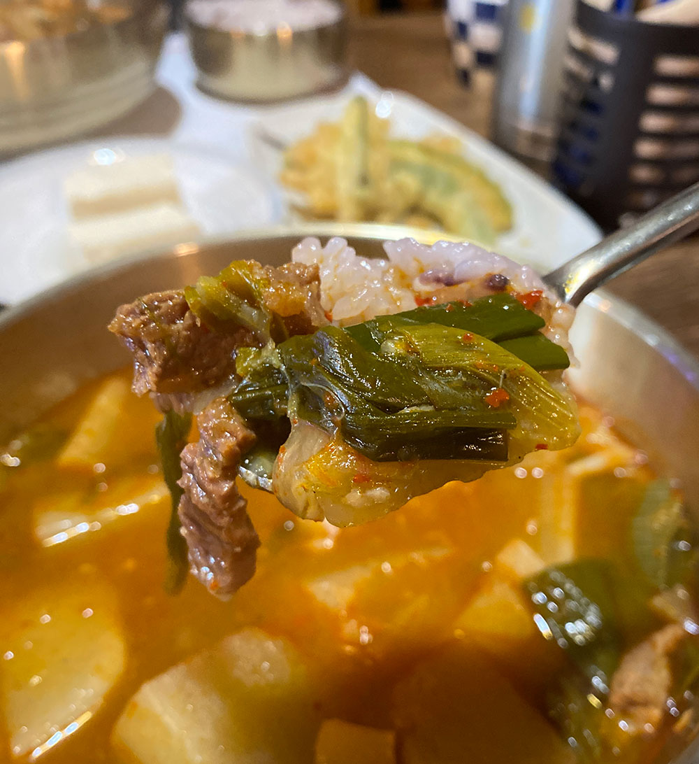  안동 월영교 맛집 옛날이야기 한우국밥(얼큰하고 개운한 소고기 육개장)