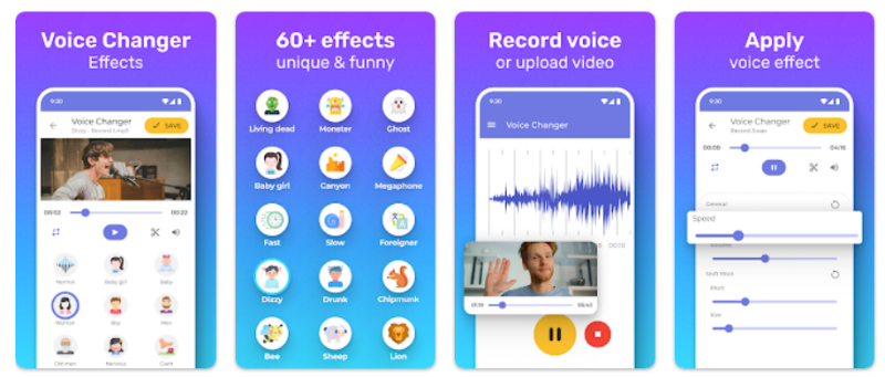 Video Voice Changer 기능