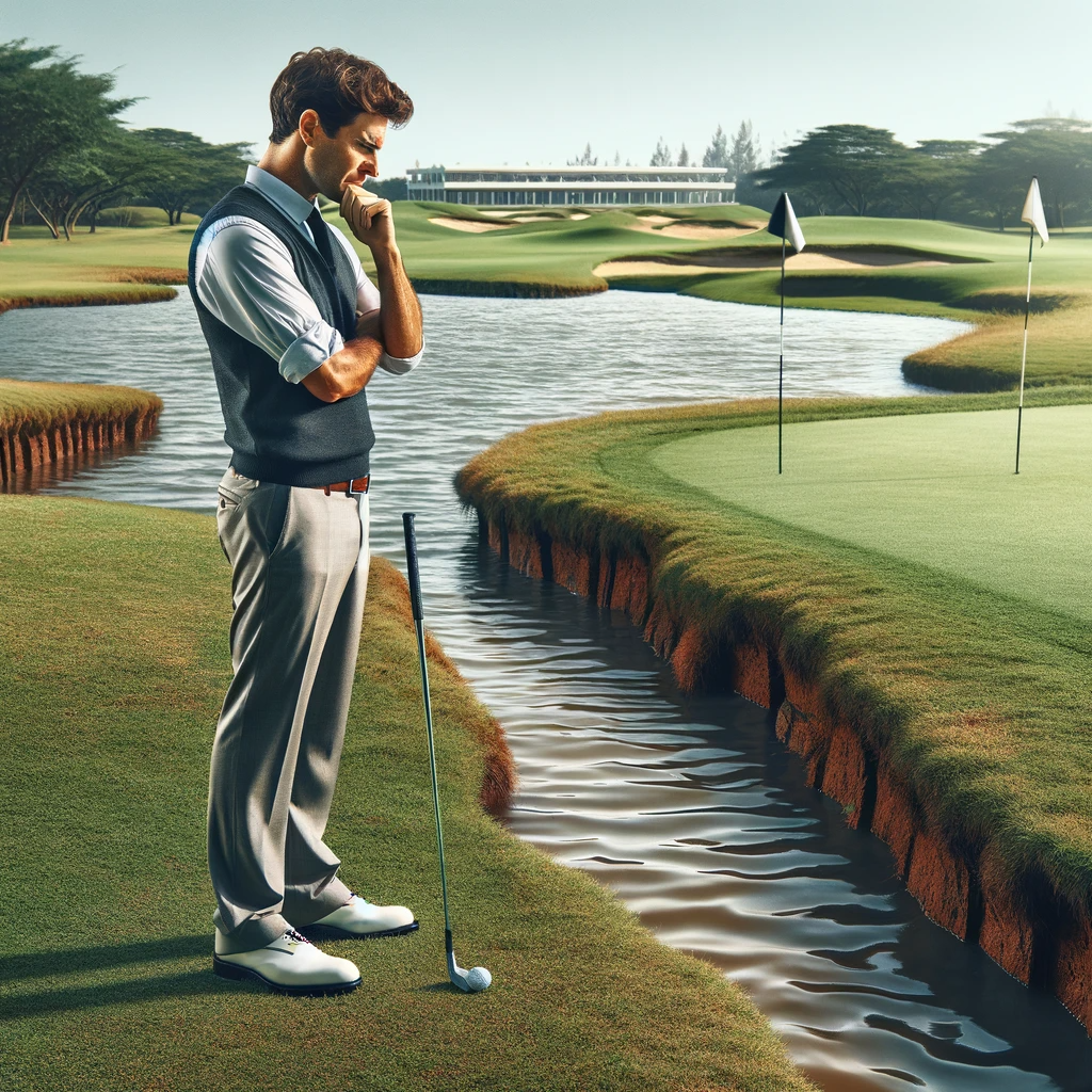 골프 장애물 극복: 물&#44; 모래&#44; 숲에서의 플레이 마스터하기 - 1. 물에서의 골프 플레이