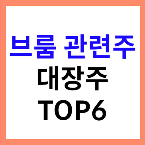 브롬 관련주 대장주 TOP 6