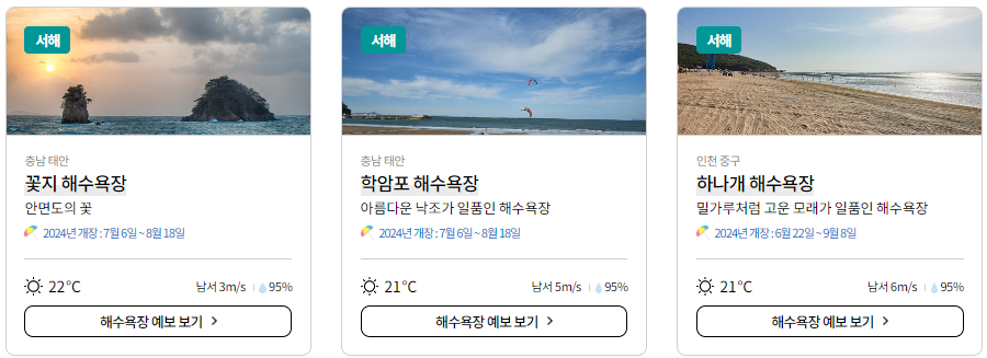 해수욕장 개장