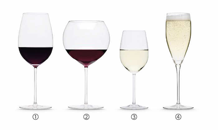 와인 잔의 종류