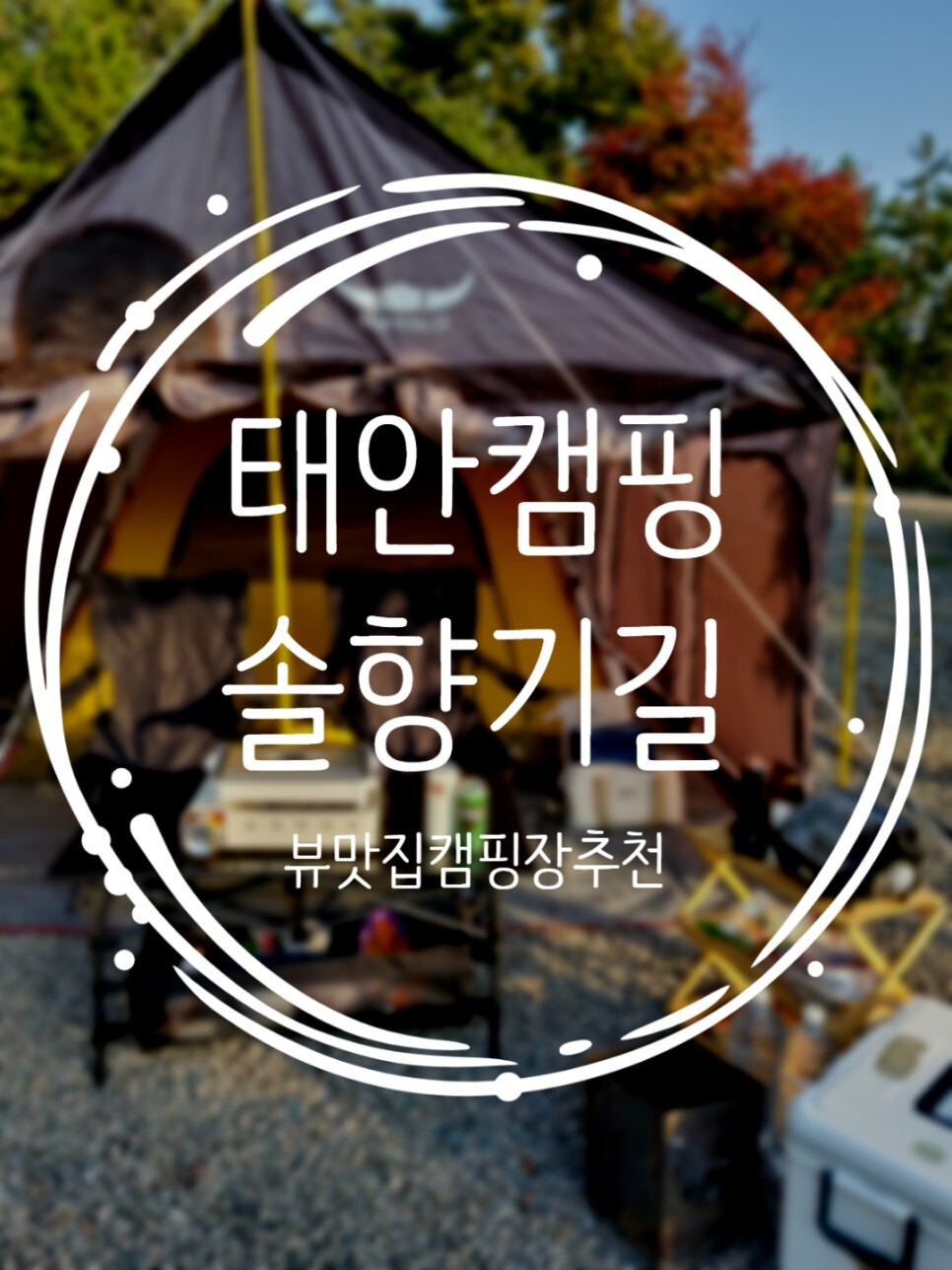  태안 오토 캠핑장 뷰가 이쁜 솔향기길