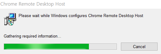 Chrome Remote Desktop 설치 
