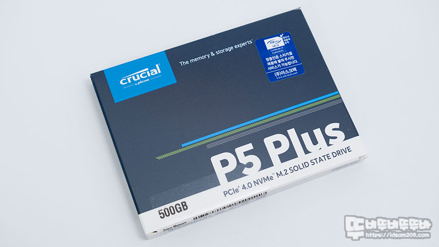  마이크론 Crucial P5 Plus PCIe 4.0 M.2 NVMe 아스크텍 500GB