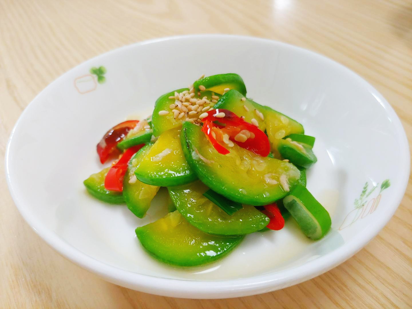  백반집의 꽃! 밑반찬 만들기 5편! 애호박 새우젓 볶음.
