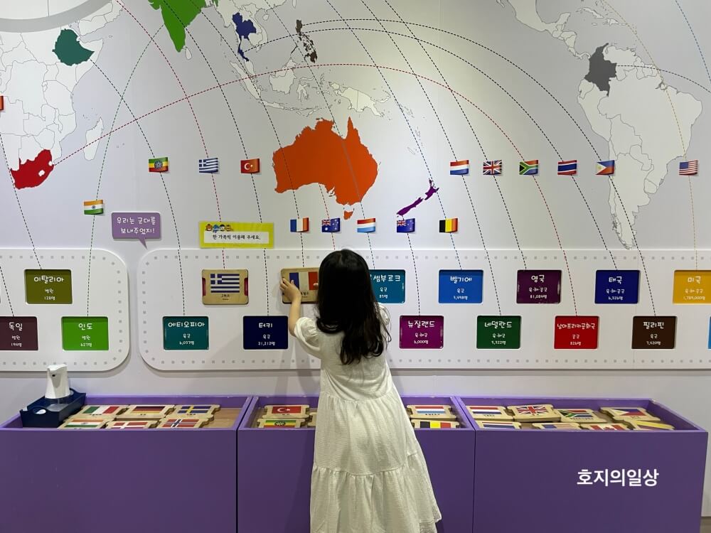 용산 전쟁기념관 어린이박물관 - 세계 여러나라 국기