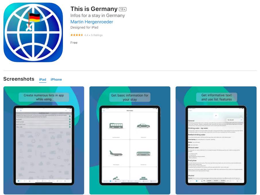 아이폰 독일 앱