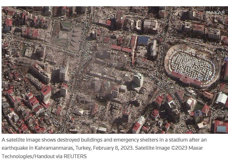 마치 원폭 맞은 듯한 아마겟돈 &#39;튀르키예&#39; VIDEO:Turkey earthquake and some of the worst natural disasters of this century