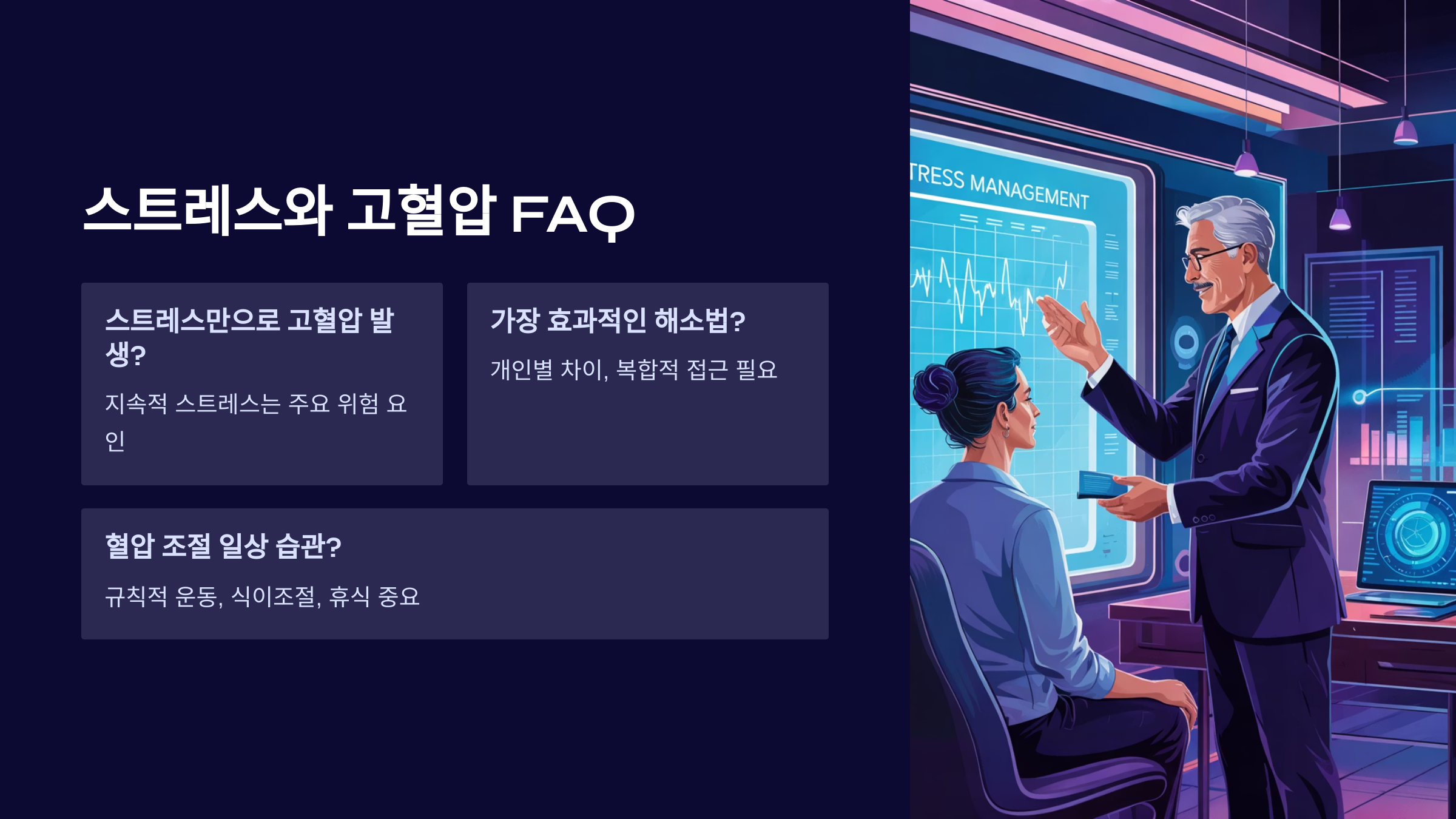 스트레스와 고혈압 (FAQ)