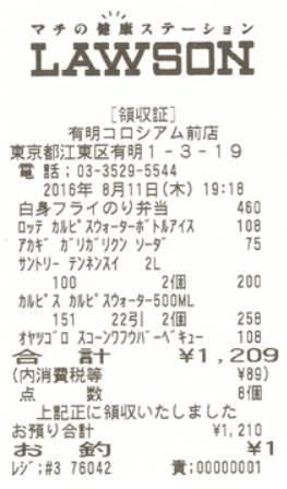 비상식량 수급표