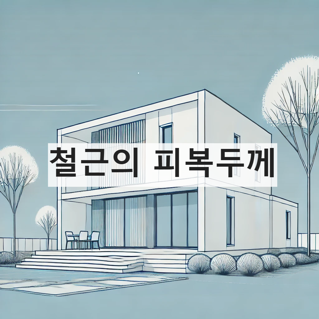 철근의 피복두께