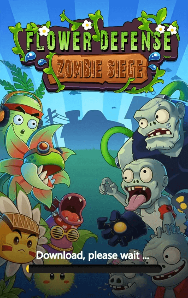  식물 대 좀비 게임하기 (Flower vs Zombie)