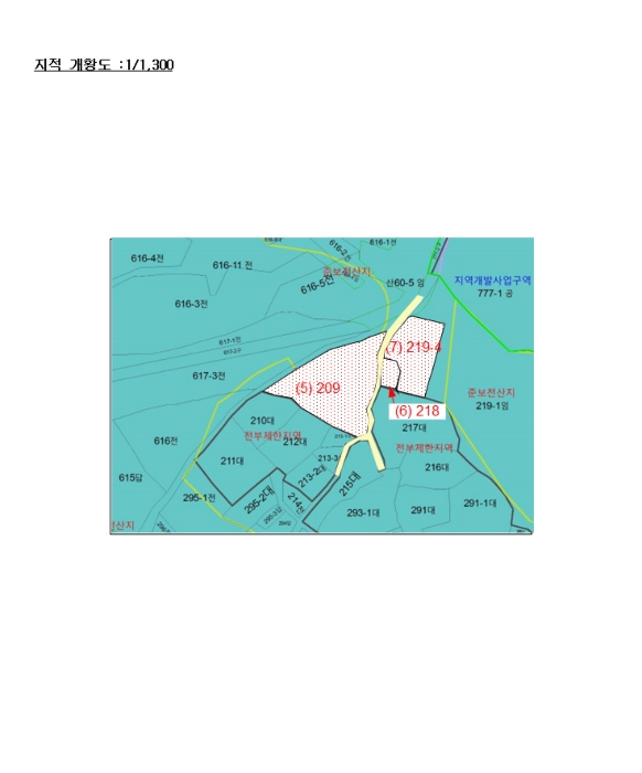 광주지방법원2022타경72572 지 적 개 황 도