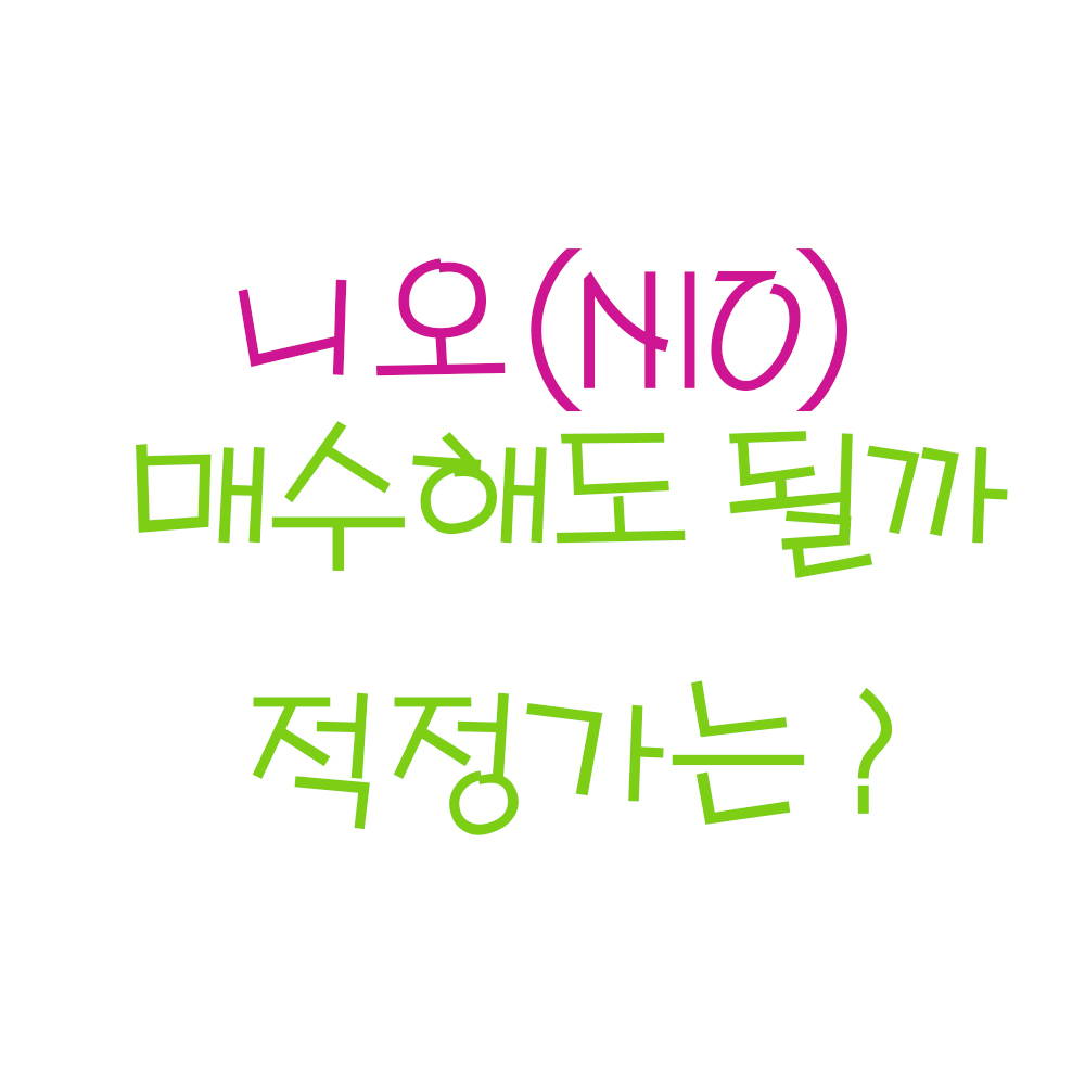  니오(NIO) 주가 분석 및 전망 (ft.전기차 니오 주식,니오 주가,테슬라,니오 매출)