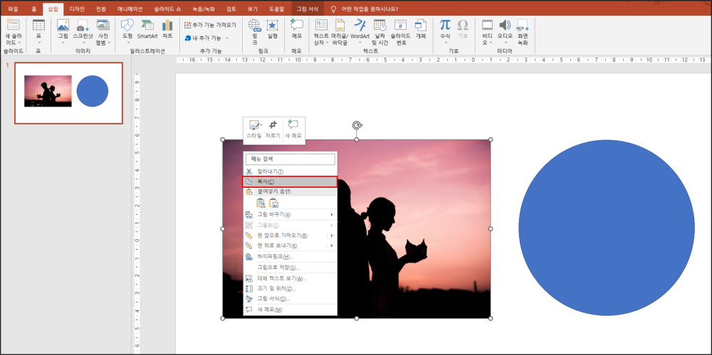 도형에 이미지 넣기 1