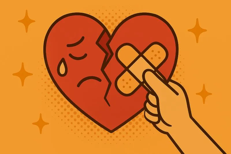 "마음의 상처와 치유를 상징하는 이미지"(AI생성)"