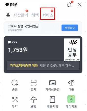 카카오 페이 서비스