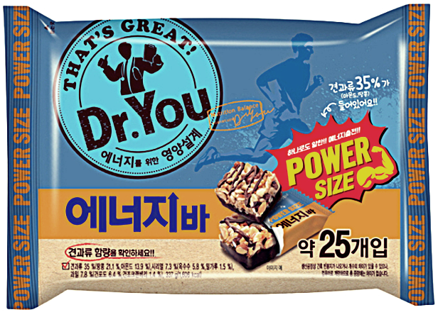  꽉찬 견과류와 알찬 에너지를 한꺼번에...닥터유에너지바