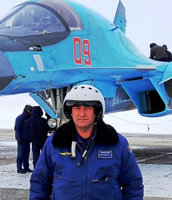 러시아 최고위 장성 전투기 피격 추락 영상 순간 VIDEO: Reported last flight of General Botashev before being shot down