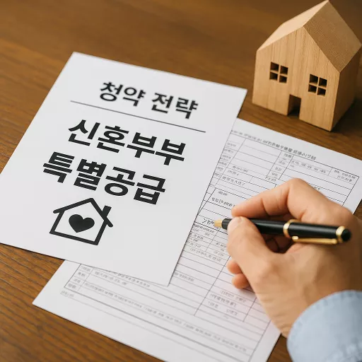 신혼부부를 위한 청약 전략 총 정리