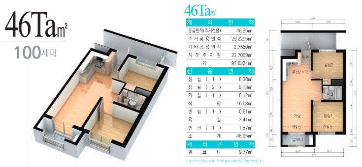 부산감전 41Ta 평면도