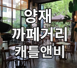  양재 까페거리 캐틀앤비 고급지고 분위기좋은 테라스 까페!!
