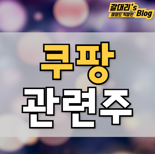  쿠팡 관련주 대장주