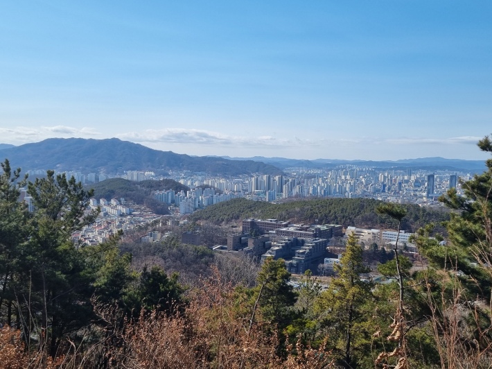 대전시내-보문산-능선