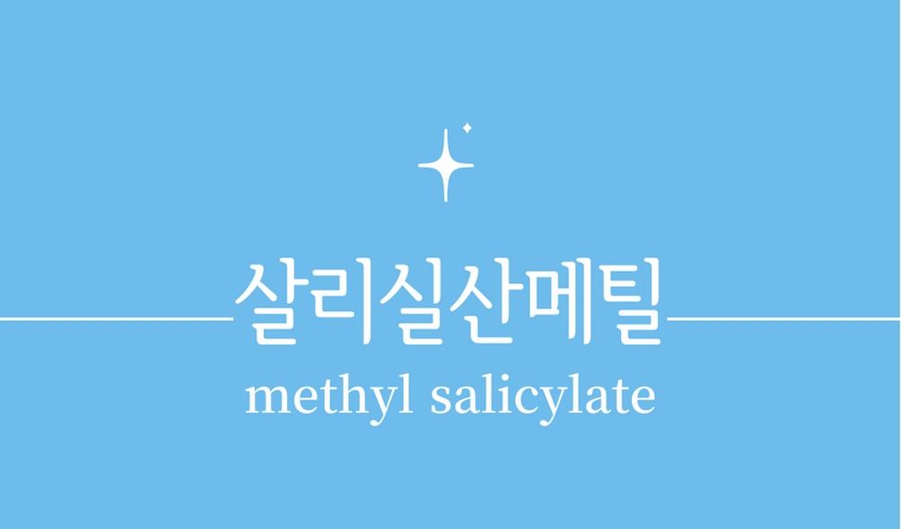 &#39;살리실산메틸(methyl salicylate)&#39;