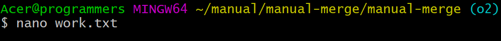 GIT CLI - Branch & Conflict 4.3. 병합: 같은파일, 다른부분 병합