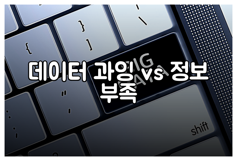 데이터 과잉 vs 정보 부족