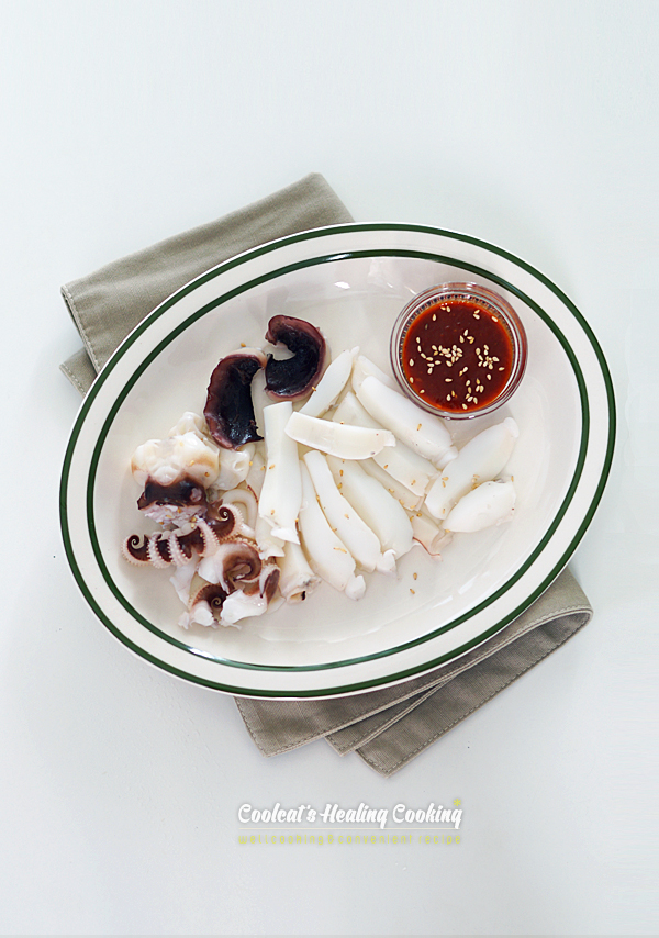 갑오징어숙회, 갑오징어손질법과 15