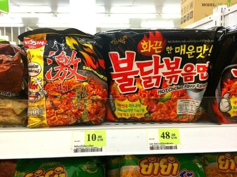 식품업계 배끼기 전략의 역전 - 일본이 한국라면 카피