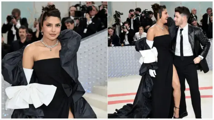  프리얀카 초프라 (Priyanka Chopra) Met Gala 2023에서 다이아몬드 목걸이