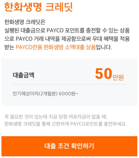 50만원 소액대출