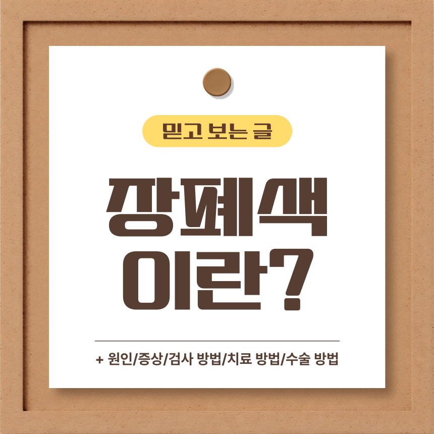  장폐색 이란?