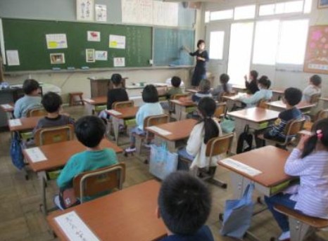 일본의 수업시간 모습