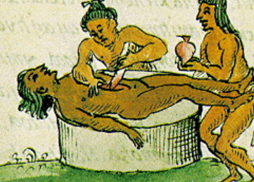  아즈텍문명을 침략한 스페인이 본 인신공양, 식인 문화, 고립되어, 산업화되지 않은 문명이 주는 충격