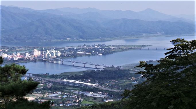 북한강&#44; 운길산역&#44; 양수교&#44; 두물머리가 내려다 보이는 풍경