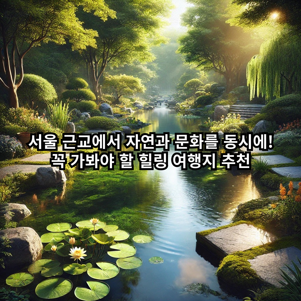 서울근교힐링지