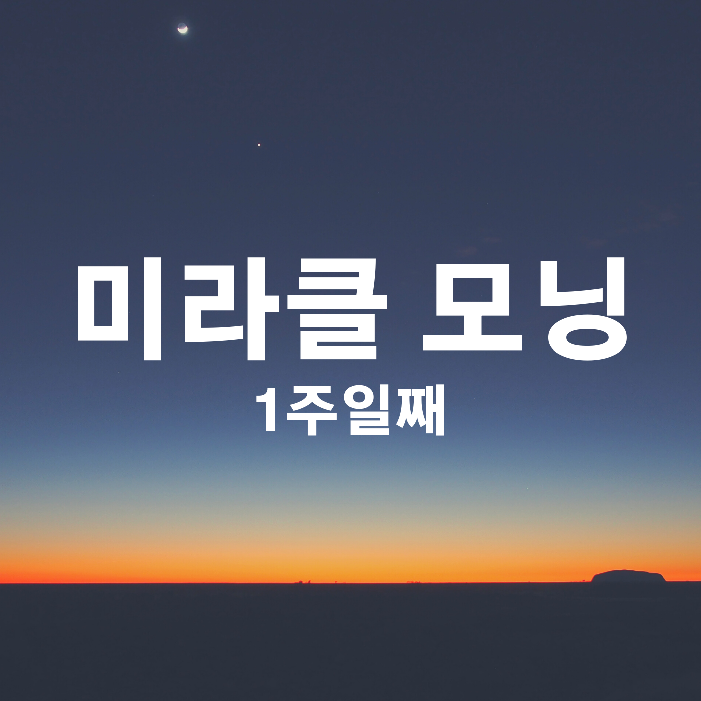  [미라클 모닝] 실천 1주차 (진행상황, 실행방법)