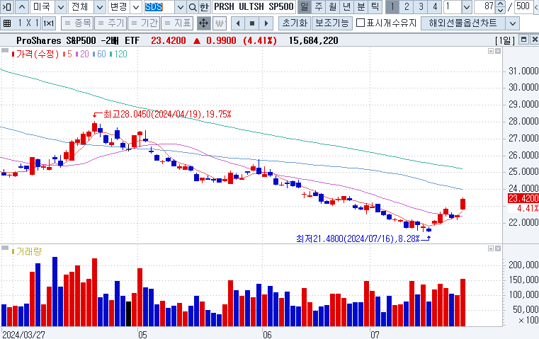 SDS (ProShares UltraShort S&amp;P 500)