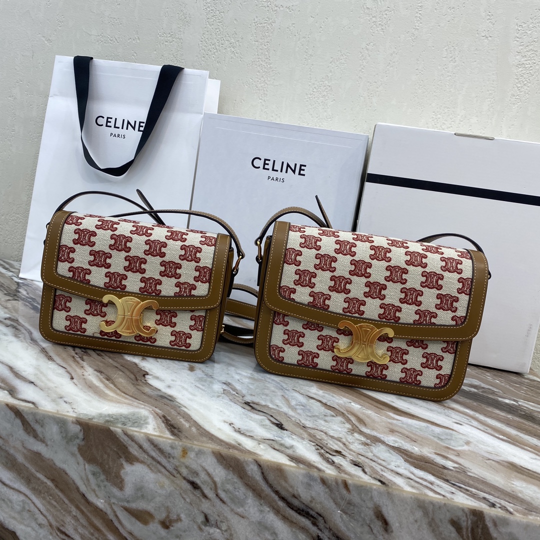  [CELINE] 셀린느 텍스타일 엠브로이더리 트리오페백 191242DBA (2 SIZE)