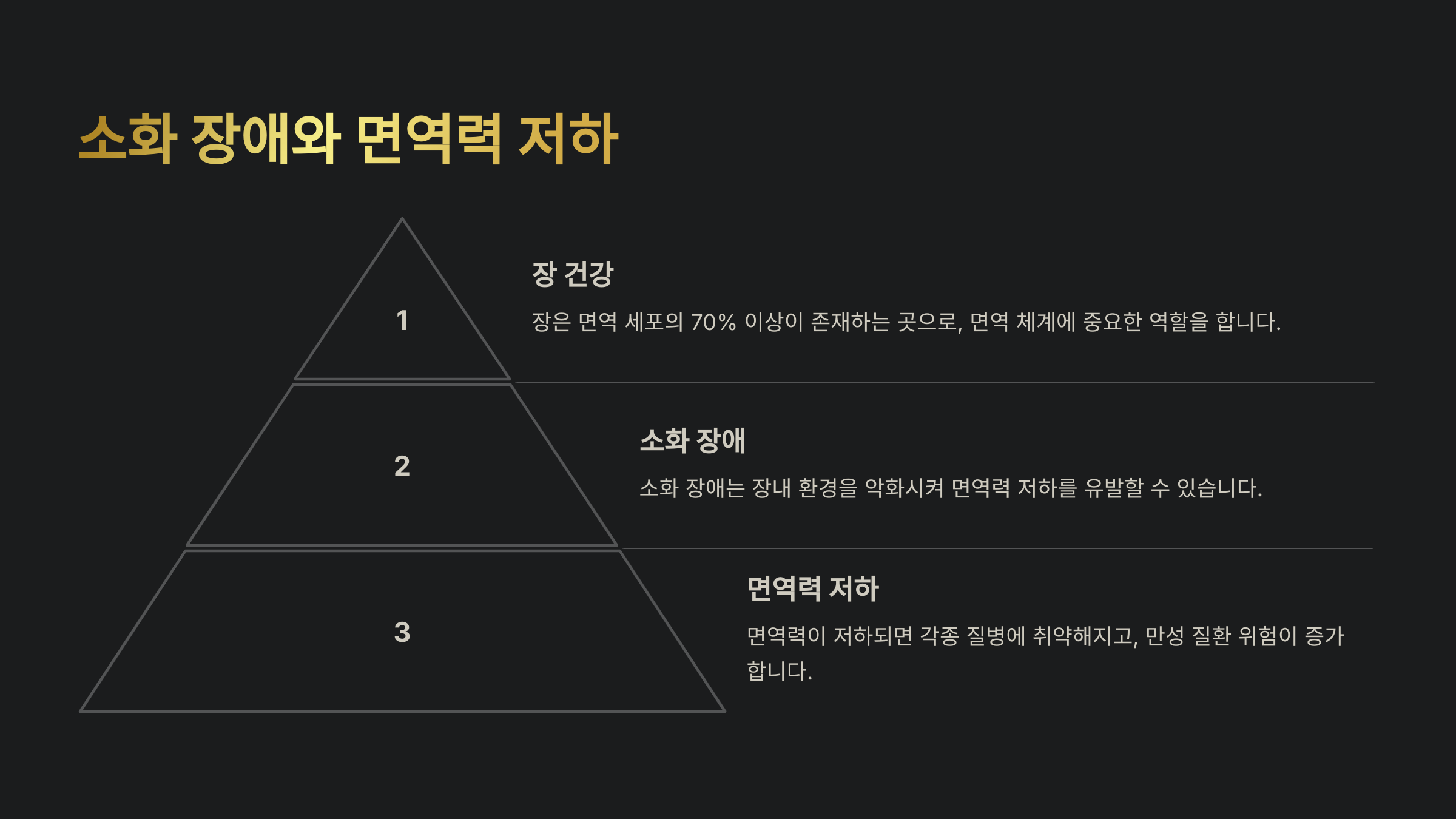 소화 장애와 면역력 저하, 장이 건강해야 몸도 건강!