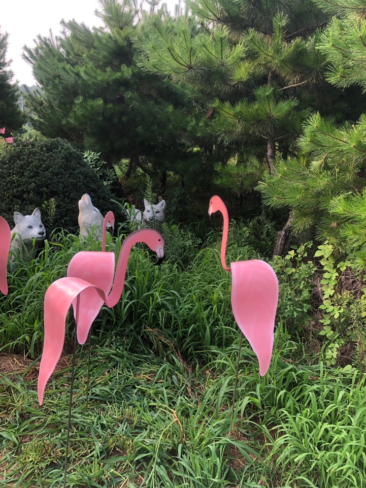  윈드 홍학(플라밍고) 조형물 제작