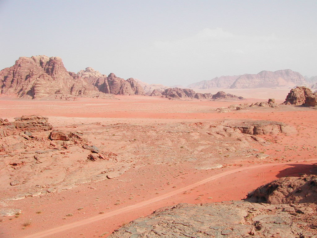 요르단-와디럼사막-사막풍경