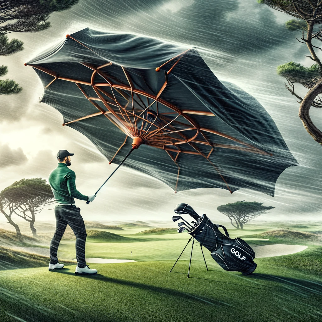 골프 우산 선택: 풍력 저항성 VS 경량 디자인 비교 - 풍력 저항성의 중요성