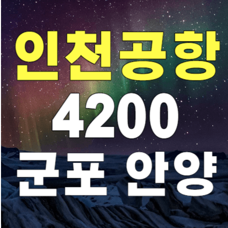 썸네일 - 인천공항버스 4200번 군포 안양